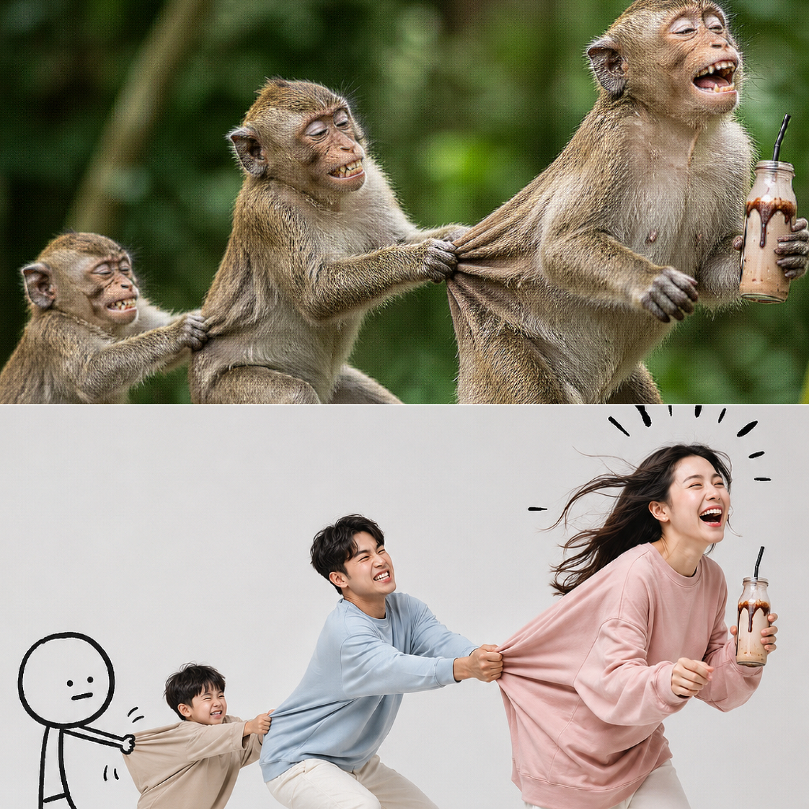 Foto Pose Hewan & Kartun