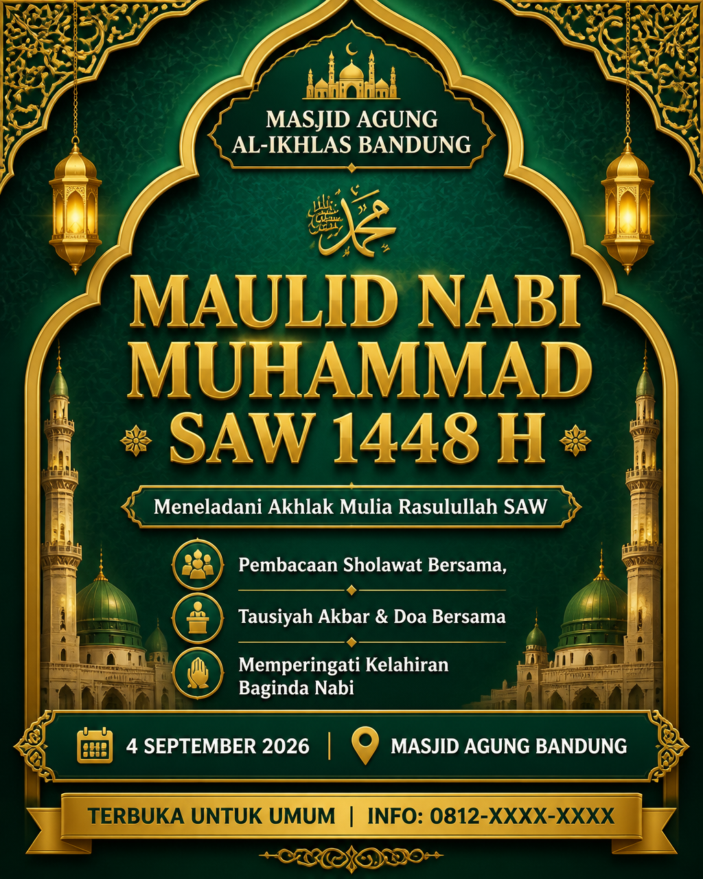 Poster Maulid Nabi