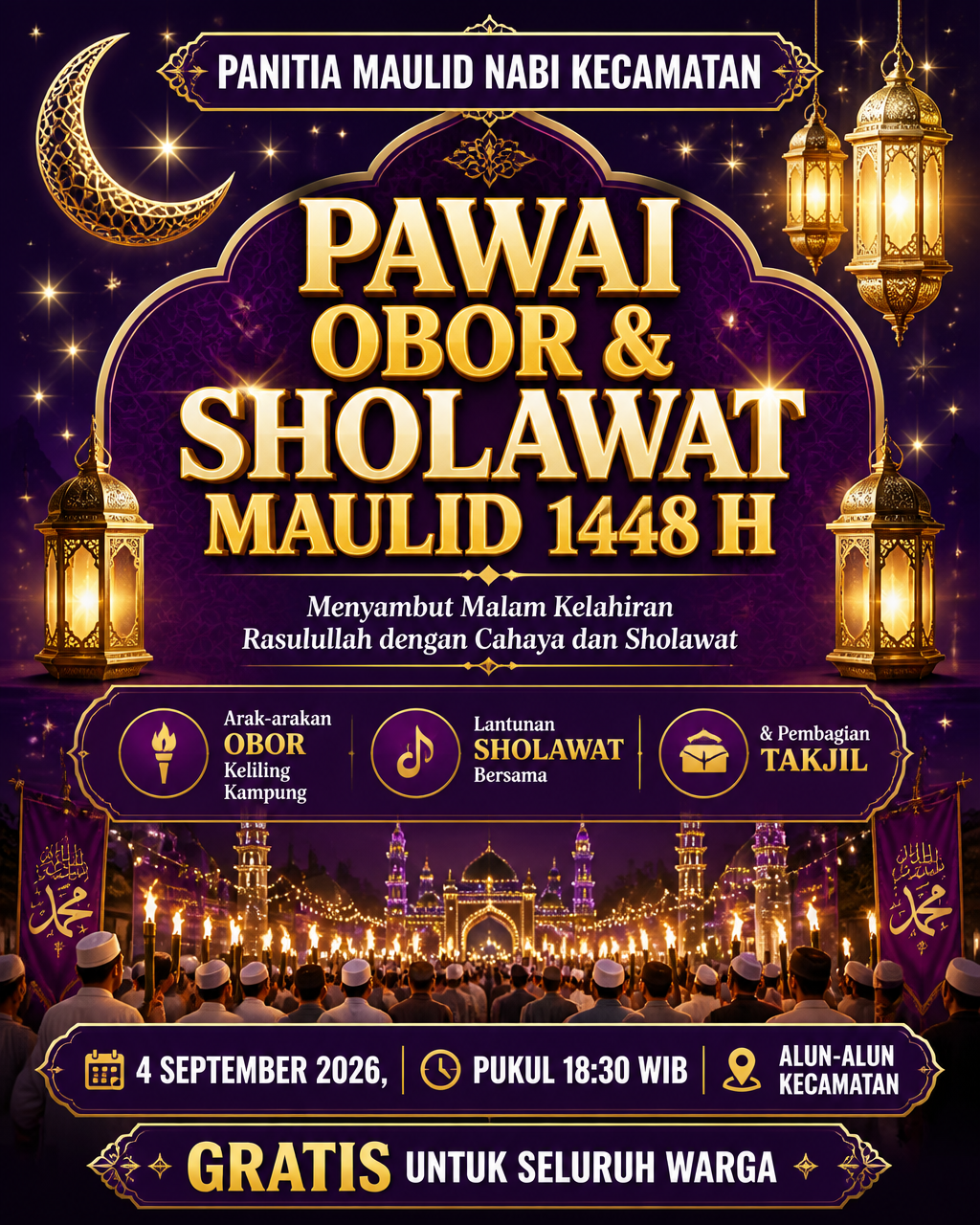 Poster Maulid Nabi